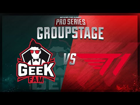 Geek Fam vs T1 Game 1 - BTS Pro Series: SEA - Group Stage w/ Lyrical & Tsunami