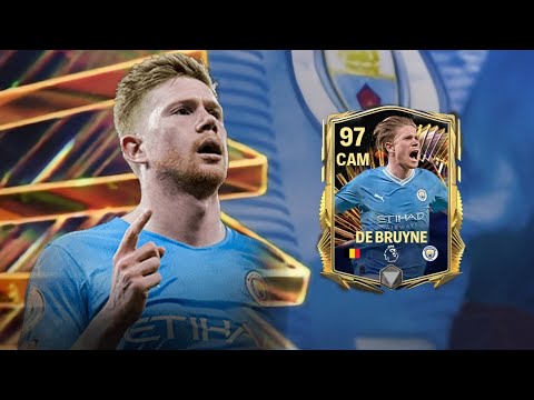 THE BEST CAM!! KEVIN DE BRUYNE 97 RATED REVIEW | TOTS EVENT | EA FC MOBILE
