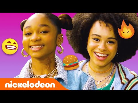 30 Questions with: That Girl Lay Lay & Gabrielle Nevaeh Green! 💬 | Nickelodeon