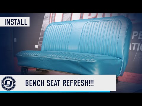 HOW TO REUPHOLSTER #CLASSIC TRUCK BENCH SEAT / 67-72 C10 Bench Seat Reupholster