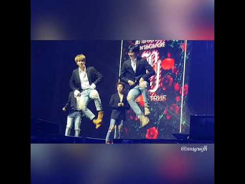171230 JBJ 1st fan meet in SG. Dance battle