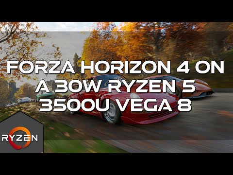 Forza Horizon 4 Gameplay (30W TDP) | On A Ryzen 5 3500U Vega 8 8GB RAM
