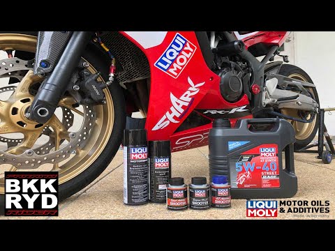 How to clean your motorcycle chain - Liqui Moly Chain cleaner & Lube