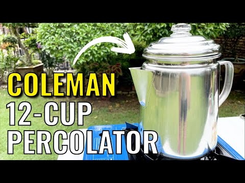 Coleman 12-Cup Stainless Steel Percolator Review - Brewing, Capacity + More