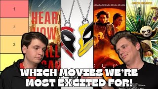 Our Most Anticipated Movies of 2024! (Dune 2, Deadpool & Wolverine, Madame Web)