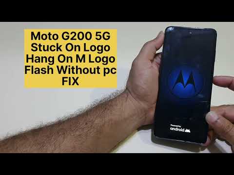 Moto G200 5G Stuck On Logo Flash Phone Without Pc Your Self