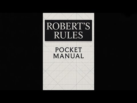 Robert's Rules of Order: Pocket Manual of Rules Of Order For Deliberative Assemblie by Henry Martyn Robert — free full audiobook