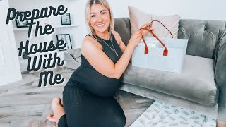 PREPARE THE HOUSE FOR A NEWBORN | BABY NESTING TIPS | ellie polly