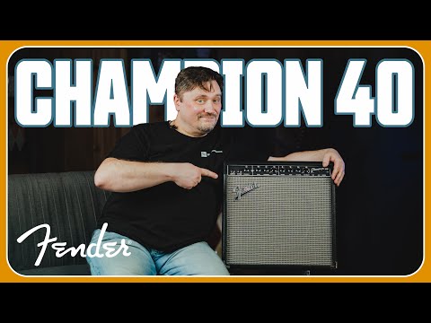 From Practice to Performance: Fender Champion 40 Combo Amp Demo & Review