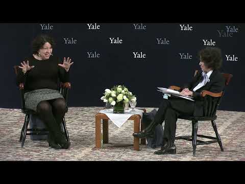 Justice Sonia Sotomayor in Conversation at Yale