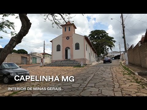 CAPELINHA MG , PASSEIO PELA À CIDADE CAPELINHA MG INTERIOR DE MINAS GERAIS , VIAGEM DE MOTO DOMINGO 