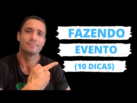 Como PRODUZIR um EVENTO (Passo a Passo)