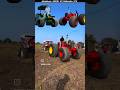 Johndeere 5050D VS Mahindra 575 Short Viralshort Youtubeshort Trending