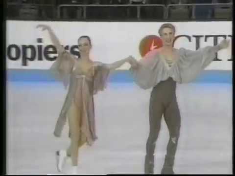 Usova & Zhulin Усова и Жулин (URS) - 1991 World Figure Skating Championships, Free Dance (USA NBC)