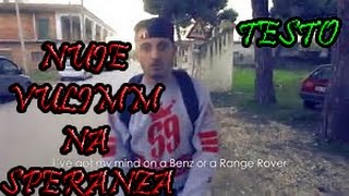 NUJE VULIMM NA SPERANZA NTO&#39; E LUCARIELLO- TESTO