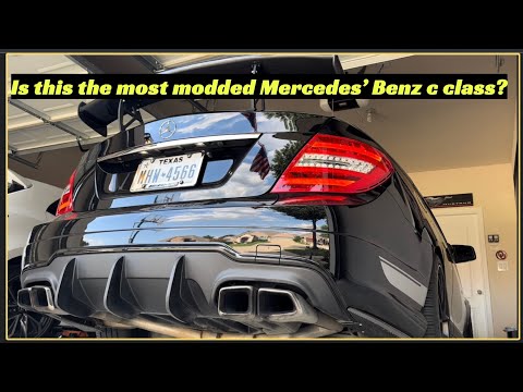 My Mercedes Benz c250 Coupe! (W204) Mini Mod list + Exhaust check