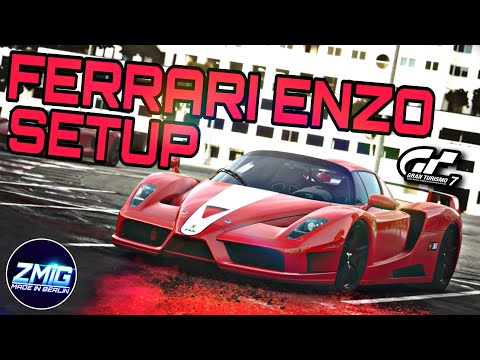 GRAN TURISMO 7 - Ferrari Enzo SETUP for all tracks | B¥ ZMiG