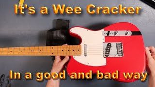Video thumbnail for Great guitar with cracking fault. Fenix Telecaster by Young Chang. Too good so Fender shut them down by Lennon Luthier & Georgie Girl