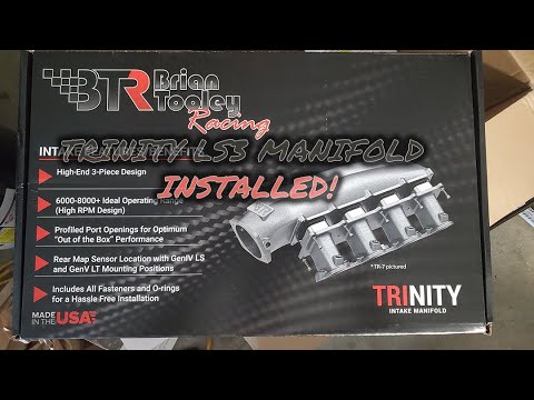 BTR Trinity Intake Manifold Installed On My Cammed Ls3 C6 Corvette
