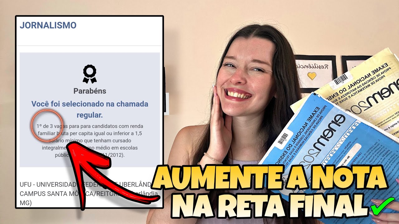 COMO SE ORGANIZAR NA RETA FINAL DO ENEM 2024 | Estratégia para Aumentar a Sua Nota no Enem!
