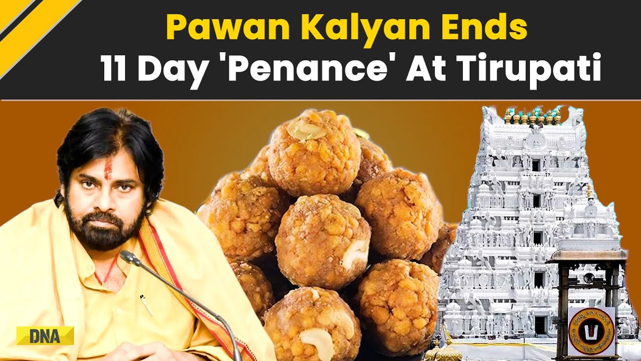 Tirupati Laddu Controversy: Pawan Kalyan Reaches Tirumala Temple On Foot To Conclude 11 Day Penance