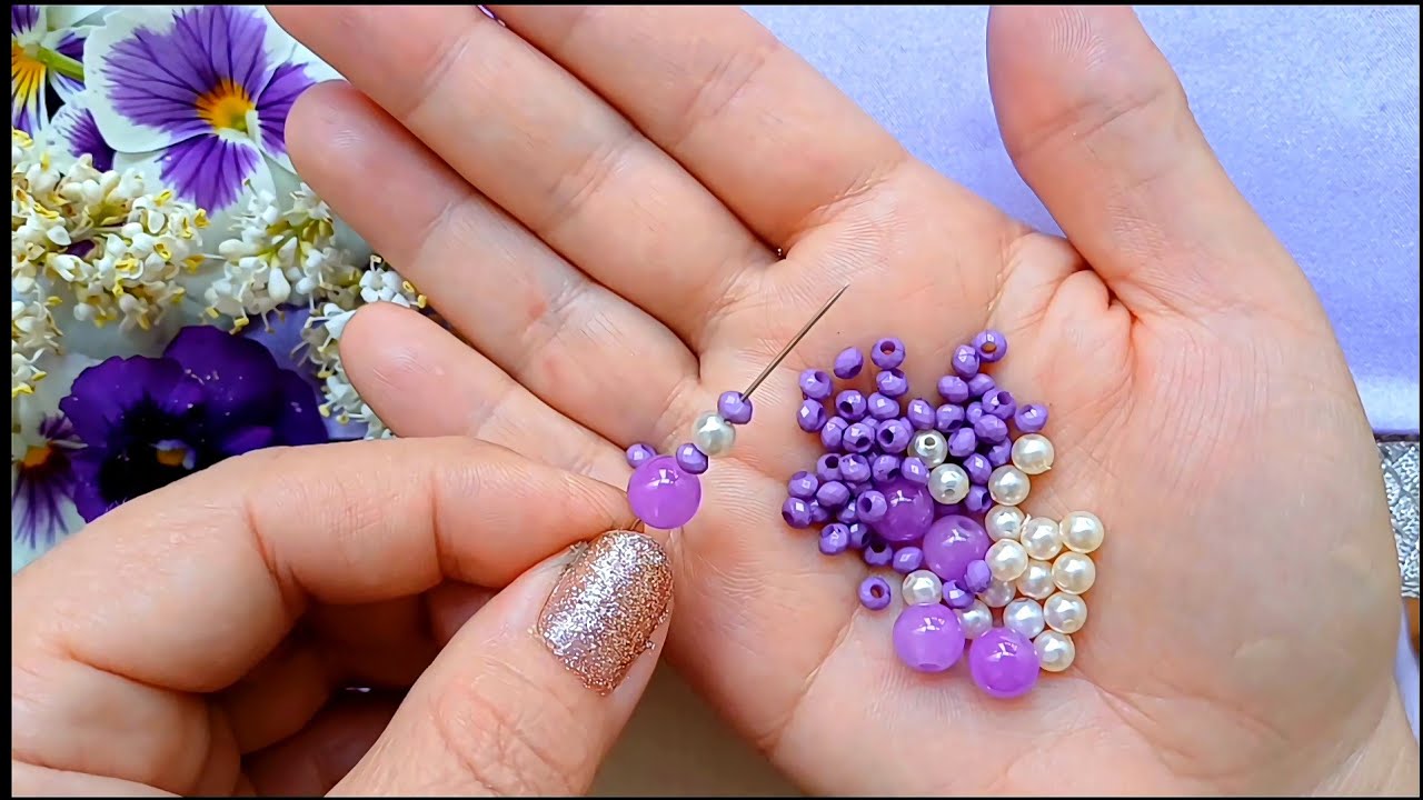 You can only see the design of various beautiful and new pendants on this channel.#DIY💜💜💜