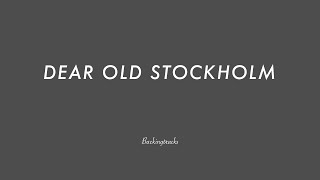 DEAR OLD STOCKHOLM chord progression - Jazz Backing Track Play Along