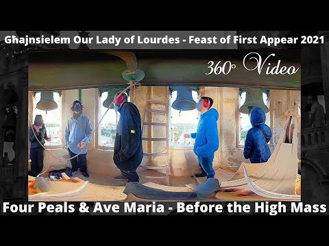 4 Moti (2021 - Maqlubin - 360° Video) - Għajnsielem Madonna ta' Lourdes - L-Ewwel Dehra - 5 Qniepen