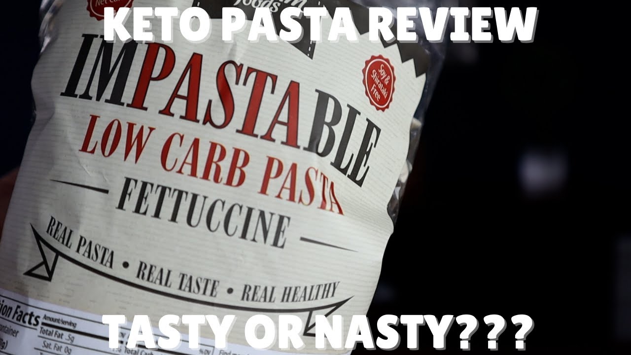 Watch video Keto, Low Carb Pasta! ImPASTAble Keto Pasta Review Now Keto, Low Carb Pasta! ImPASTAble Keto Pasta Review