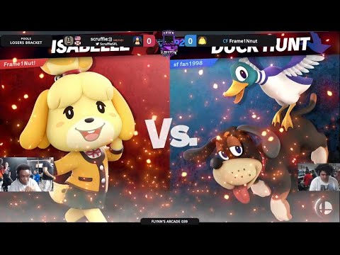 Flynn's Arcade 039 Losers Bracket - Frame1Nut (Isabelle) Vs. Scruffie (Duck Hunt) SSBU ULTIMATE