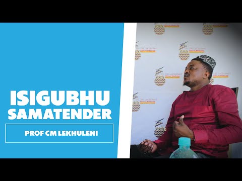 Isigubhu Samatender - Prof CM Lekhuleni