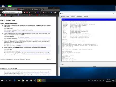 2.1.4.6 Packet Tracer – Navigating the IOS
