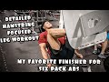 DETAILED HAMSTRING FOCUSED LEG WORKOUT | MY FAVORITE WORKOUTS FOR SIX PACK ABS