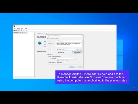 Cài đặt phần mềm ABBYY FineReader Server