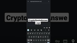 Cryptoquote Answer For today 12/14/2022