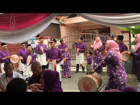 kompang dipalu & selamat pengantin baru paluan kompang kempas