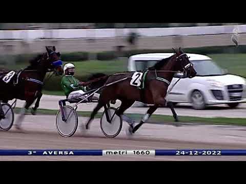 Aversa trotto 24 Dicembre 2022 - 3° Corsa