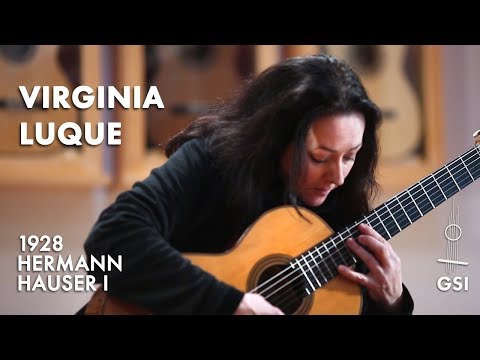 Leo Brouwer's "Cantilena de los Bosques" played by Virginia Luque on a 1928 Hauser