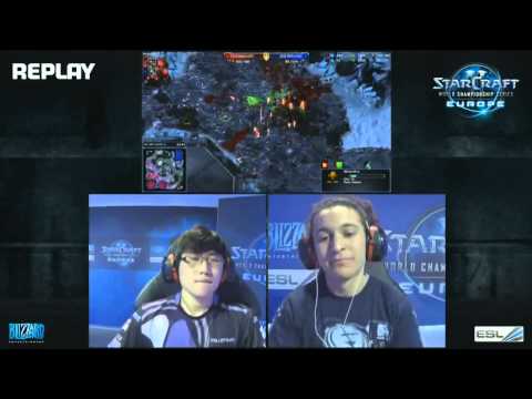 Stephano vs ForGG Widow Mine Backfire @ WCS EU Ro4