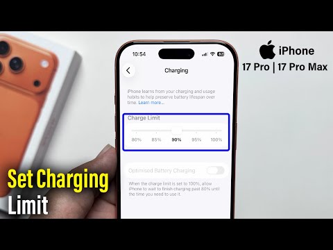 How to set battery charging limit in iPhone 17 Pro/17 Pro Max