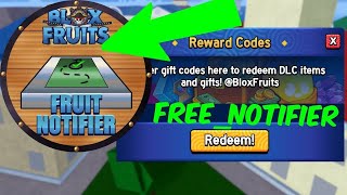 HOW TO GET FRUIT NOTIFIER FREE BLOX FRUITS ROBLOX