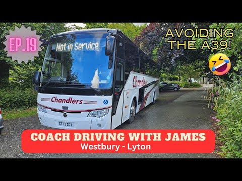 Coach Driving With James Ep.19 - POV Westbury to Lynton not via the A39!