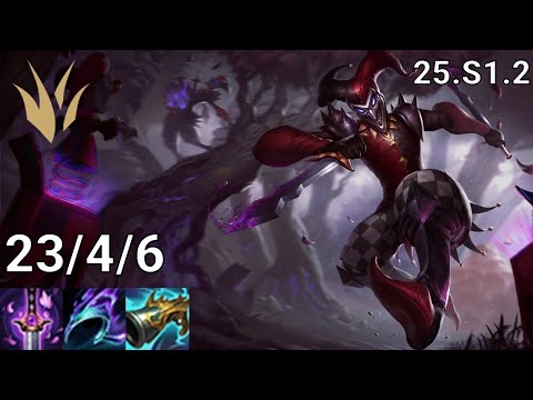 Shaco Jungle vs Nocturne - EUW Master | Patch 25.S1.2