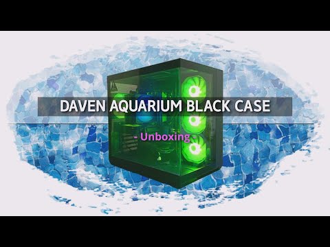 ★ UNBOXING ★ DAVEN AQUARIUM BLACK CASE