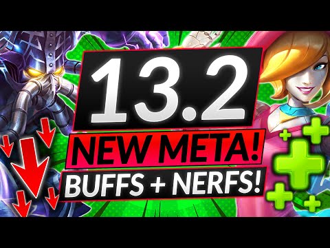 NEW PATCH 13.2 is SHOCKING - HUGE CHAMPION BUFFS and NERFS - LoL Guide