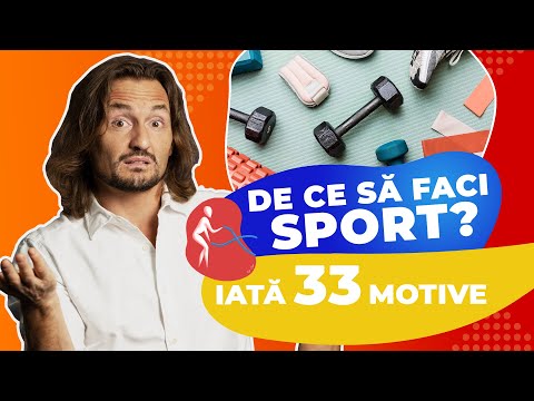 33 de argumente pentru a face sport