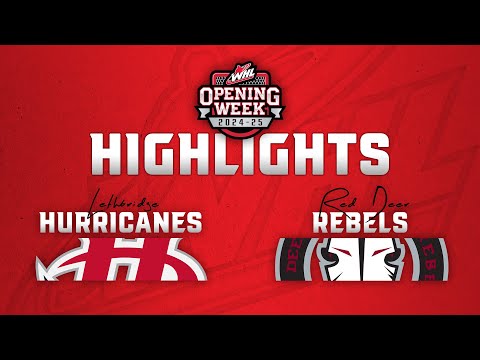 Lethbridge Hurricanes at Red Deer Rebels 9/21 | WHL Highlights 2024-25