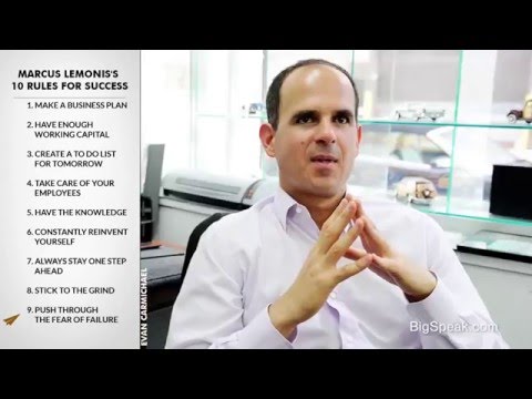 Marcus Lemonis' - Top 10 Rules For Success