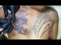 Time lapse dragon tattoo  by tattookaleo music: tribal seeds - dolls dancing