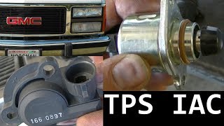 91 GMC C3500 TPS and IAC Replacement High Idle